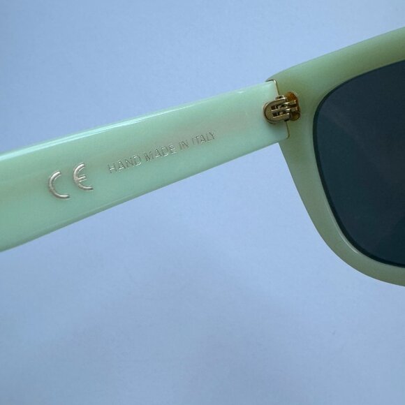 Super by Retrosuperfuture Silver Mirrored & Mint Sunglasses - Picture 6 of 8